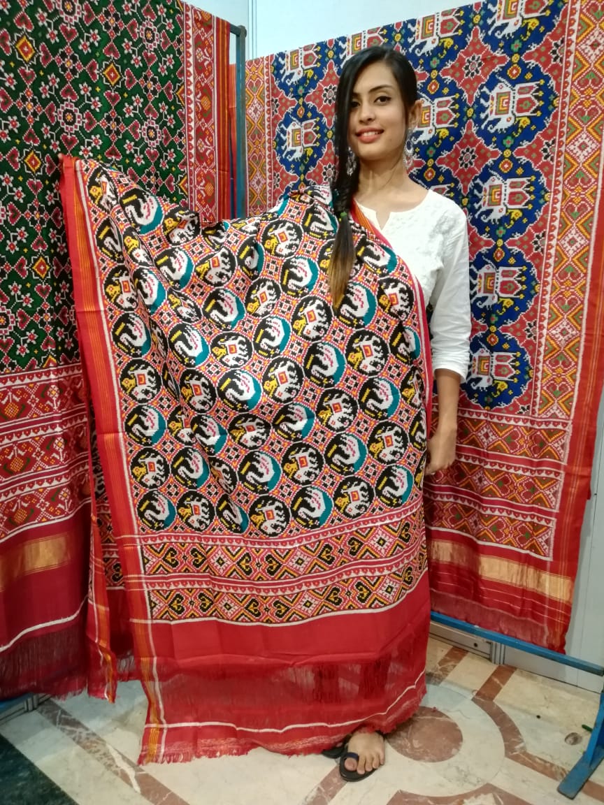 Double Ikat Patola dupatta